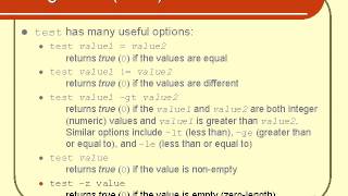 Unix Shell Scripting Conditional Code Part 7