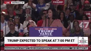 Malliotakis Gives Remarks at Trump Rally in New York