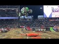 Monster Jam Anaheim 2020 Grave Digger (Adam Anderson) Freestyle 01/11/20