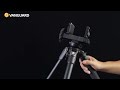 meet the vanguard endeavor l full size shooting tripod w gun mount