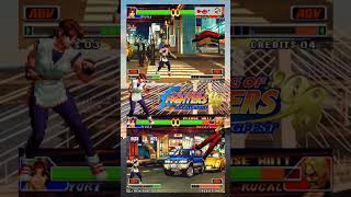 #arcadegames #kof #kof98   #retrogaming Yuri desperation move vs max dm