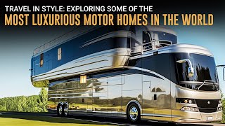 Travel in Style Exploring Some of The Most Luxurious Motor Homes In The World