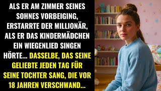 DER MILLIONÄR ERSTARRTE, ALS ER DAS KINDERMÄDCHEN DAS LIED SINGEN HÖRTE, DAS SEINE VERSCHWUNDENE...