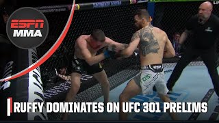 Mauricio Ruffy makes a statement in his debut at UFC 301 | ESPN MMA