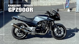 【KAWASAKI】GPZ900R｜ZX900A｜techserfu製フルエキゾーストマフラー、brembo製クラッチマスター、PeaceCraft製シート装備＊その他の装備は説明に記載しています↓