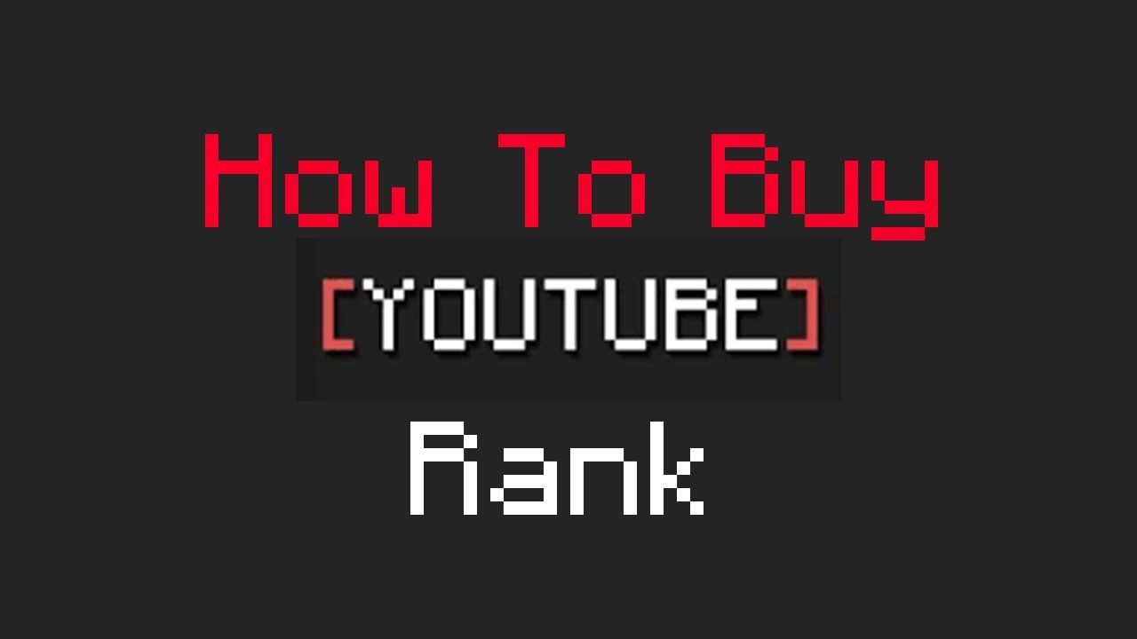 How To Buy Hypixel Rank Youtube