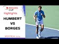 Ugo Humbert vs Nuno Borges HIGHLIGHTS - Montreal 2024