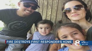 Odessa community rallies behind first responder's family after losing their home in fire