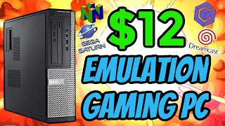 $12 Emulation Gaming PC - Budget Friendly Retro Gaming Computer | Gamecube Sega Saturn N64 & More...