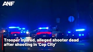 Trooper injured, alleged shooter dead after shooting in 'Cop City'