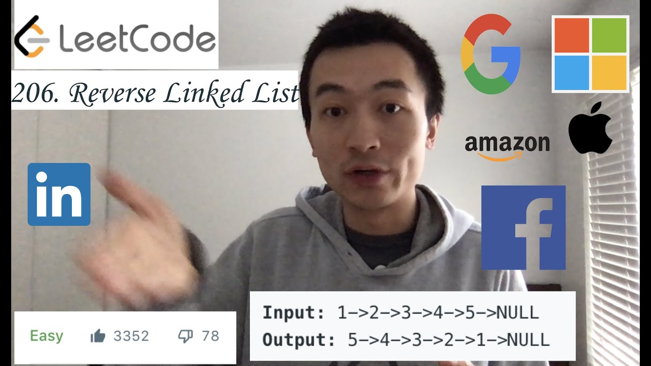 LeetCode 206: Reverse Linked List ITERATIVELY - Interview Prep Ep 59 ...