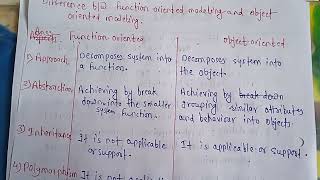 DIFFERENCE BETWEEN FUNCTIONAL ORIENTED AND OBJECT ORIENTED MODELLING | SOFTWARE ENGINEER |
