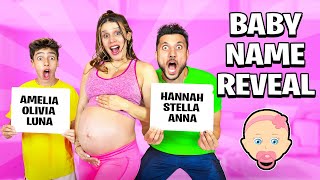 REVEALING Our BABY'S NAME! 😱