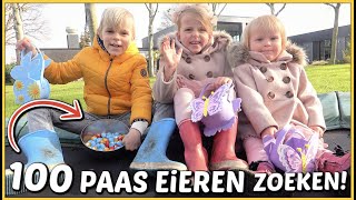 100 PAASEiEREN ZOEKEN iN ONZE NiEUWE TUiN 🐣 ( Pasen 2021) | Bellinga Vlog #2050