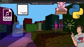 Sounds with Raylib on Python running on the browser with Pygbag
