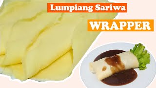 HOW TO MAKE A PERFECT FRESH LUMPIA WRAPPER | By Kusina Recipe