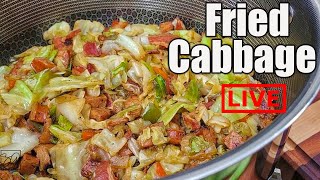 Easy and Delicious Fried Cabbage | LIVE w/AB
