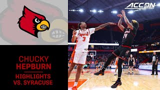 Louisville's Chucky Hepburn Lights Up The Orange