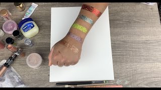 Easy Way To Apply Glitter on Body And Face