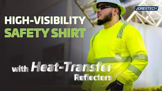 Hi-Vis Heat-Transfer Reflective Safety Shirts