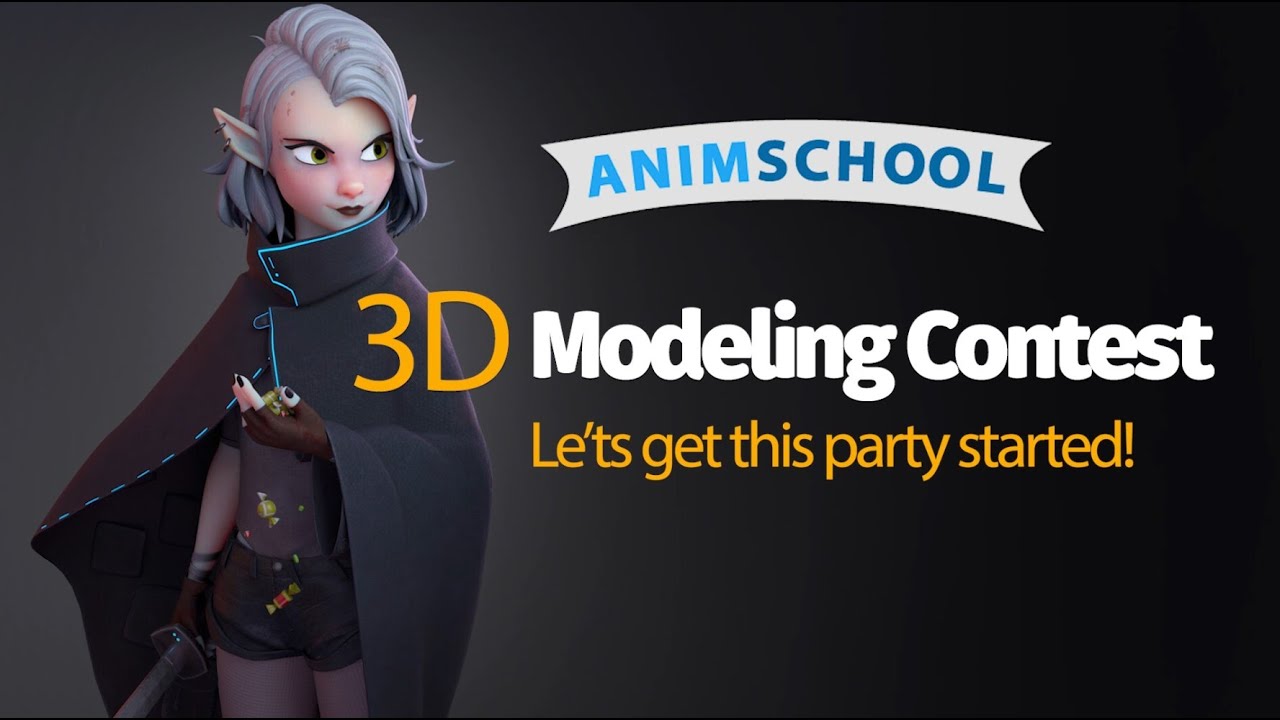 Enter To Win In AnimSchool's First Ever 3D Modeling Contest! - YouTube