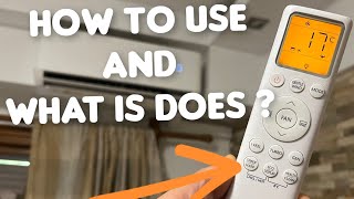 How to Use SLEEP Function on Midea Air Conditioner. Air Con SLEEP
