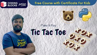 #7 Tic Tac Toe | Ursina Engine-Easy 3D Python Game Engine | Coding Blocks Junior
