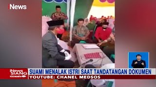 Viral Video Suami di NTB Talak Istri Usai Ijab Kabul #iNewsSiang0807