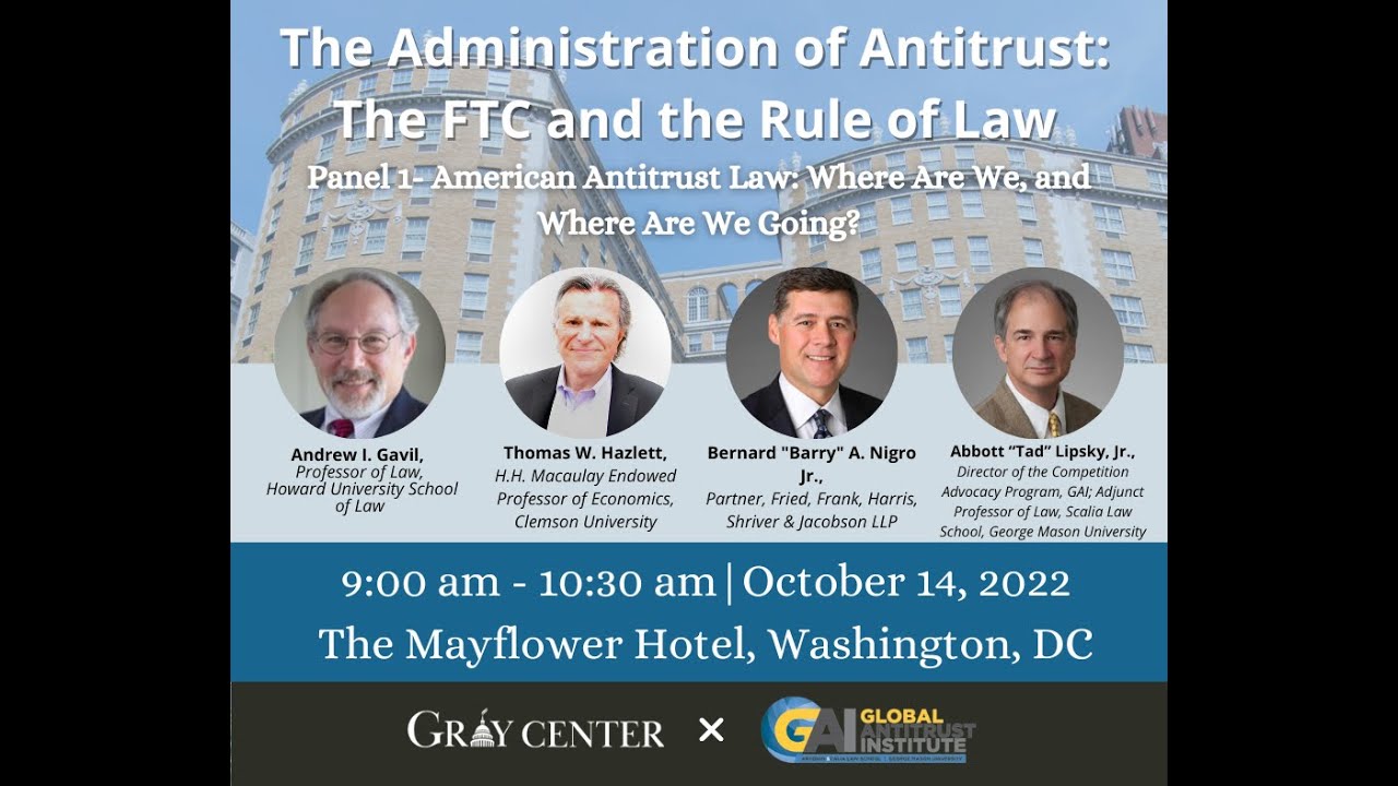 American Antitrust Law: Where Are We, And Where Are We Going ...