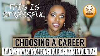 HOW TO CHOOSE A CAREER PATH IN HIGH SCHOOL | You Deserve A Stress Free Senior Year (2021)