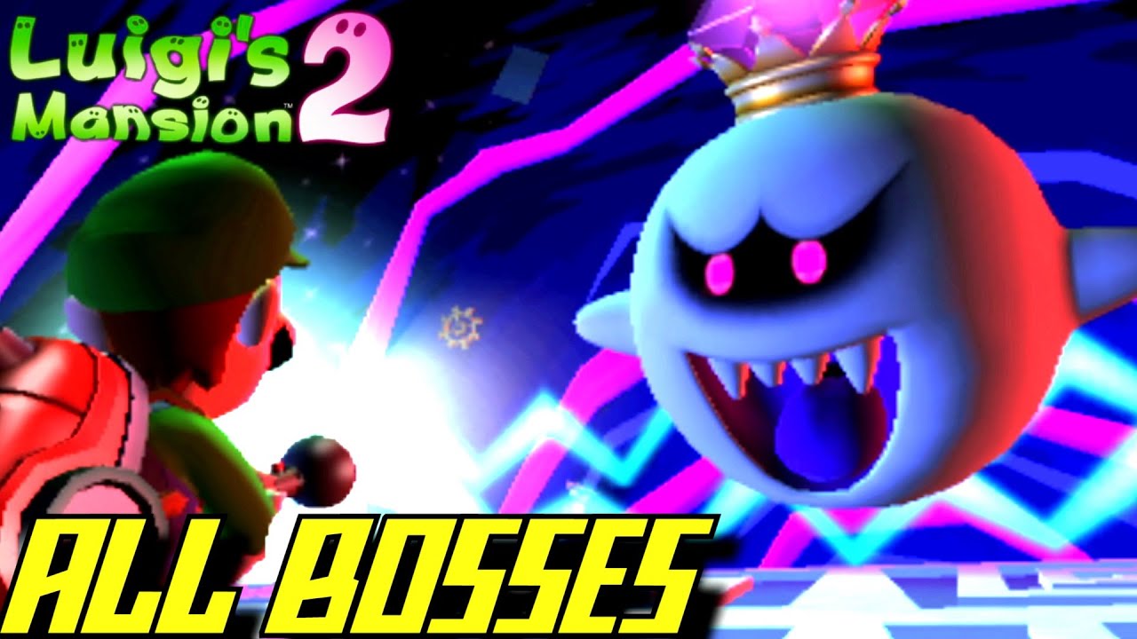 Luigi's Mansion 2: Dark Moon - ALL Bosses (No Damage/3 Stars Ranking ...