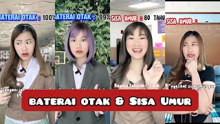 KOMPILASI VIDEO TIKTOK FELICIA (POV Baterai Otak \u0026 Sisa Umur) - feliciatannnn