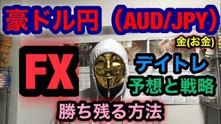 FX：初心者が勝ち、経験者が負ける理由【豪ドル円 AUD/JPY】2020-11-30(月)デイトレ編「負けにくく大損を回避する♡勝ち残る方法 」予想や戦略は布石～借金−3000万円から転生中～