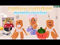 SUMMER Morning Routine WITH TWINS! | Roblox Berry Avenue