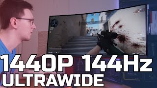 AOC CU34G2X Review - 1440p 144Hz \u0026 CHEAP Ultrawide! - TechteamGB