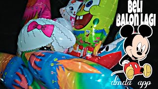 Dinda Beli Balon Karakter Lagi 💞 Balon Disney Karakter Mickey Mouse | MICKEY MOUSE
