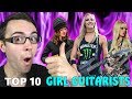 Top 10 Girl Guitarists!