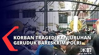 Minta Kejelasan Pengusutan Kasus, Puluhan Korban Tragedi Kanjuruhan Geruduk Bareskrim Polri!