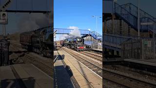 35018 British India Line Carnforth Steamtown to Derby Litchurch Lane #train #railway #steamtrain