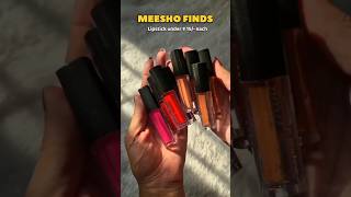 Meesho Finds Lipstick Under ₹15 #meesho #lipstick #beautyfinds #makeup #meeshohaul #shorts #youtube