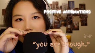 asmr affirmations for stressful and vulnerable times✨ w/mic cupping and scratching