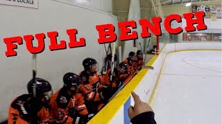 Hey Stripes! The Micd Up GoPro Hockey Ref - Game 186 - Full Bench