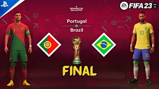 FIFA 23 Portugal vs Brazil FWC final