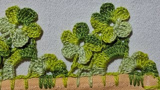 Barrado de crochê perfeito para você em especial # bico carreira única@Canalcrocheparainiciantes