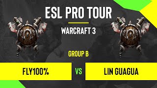 WC3 - Fly100% vs. Lin Guagua - DreamHack Warcraft 3 Open: Fall 2020 - Group B - ASIA