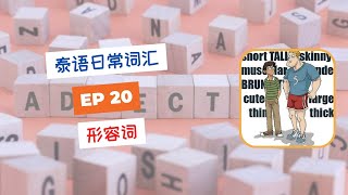 泰语日常词汇 [ EP 20 - 形容词 ］