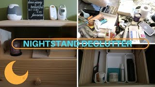 NIGHTSTAND DECLUTTER~Simplify Your Home Challenge