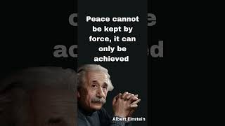 Albert einstein greatest quote about peace . #alberteinstein #motivation #bestquotes