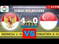 🔴 LIVE STREAMING TIMNAS INDONESIA U-16 VS SINGAPURA U-16 PIALA AFF U-16 2022