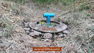 เกษตรพึ่งตน : ธนาคารน้ำใต้ดินระบบปิด